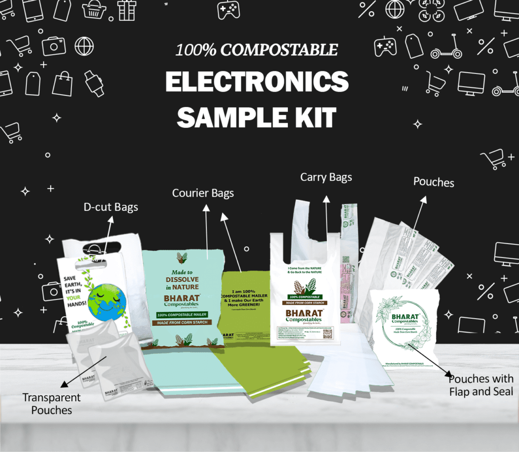 Compostable Sample Kit for Electronics Brand - Bharat Compostables